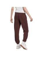 Dámské kalhoty adidas Essentials Small Logo French Terry Cuffed pants brown JX3864 dámské