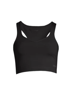 CASALL Sportovní top ve tvaru srdce černý