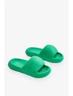 Dámské lehké pěnové pantofle na platformě Zelene Milton