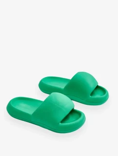 Dámské lehké pěnové pantofle na platformě Zelene Milton