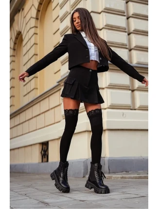 BAVLNĚNÉ PONOŽKY SE ŠIROKOU KRAJKOU 1085.000