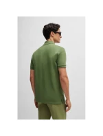 Pánská polokošile BOSS Pallas Open Green regular fit zelená (50468301-381)