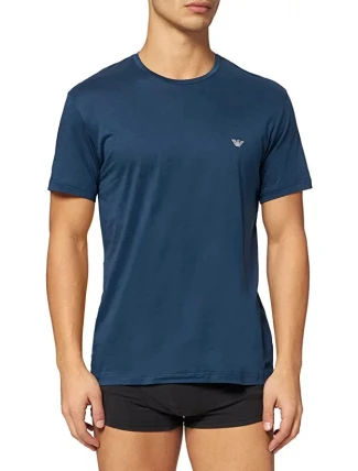 Pánské triko 110853 1A538 - 24334 - Mořská - Emporio Armani Pánské triko 110853 1A538 - 24334 - Mořská - Emporio Armani