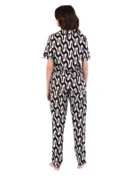Dámské pyžamo 180/155 černobéžové - Karol