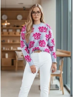 SWEET BUNNY dámský svetr modrý FashionStreet MY2282