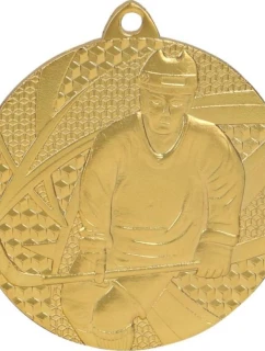 Zlatá medaile - hokej - ocelová medaile