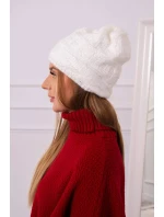 Fleecová čepice Edyta K298 ecru Fleecová čepice Edyta K298 ecru