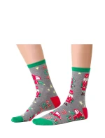 Ponožky Steven art.136 Świąteczne damskie 35-40