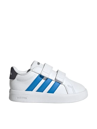 Adidas Grand Court 3.0 Dětská obuv bílá HP3536