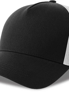 Atlantis Headwear Rapper Cotton-S 5 panelová Trucker kšiltovka 33.0260 black/white