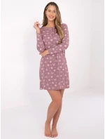 DU KN noční košile FP 101.19 tmavě růžová DU KN noční košile FP 101.19 tmavě růžová