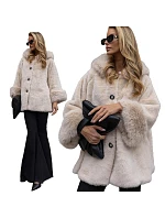 Kabát IT PL G6816.98 světle béžový Kabát IT PL G6816.98 světle béžový