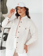 Dámská džínová bunda BLENDA light beige FashionStreet TY4323