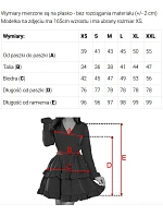 479-14 Šaty NINA s obálkovým výstřihem, rukávy a páskem - svěží fuchsiová barva