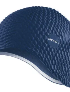 Crowell Java tmavě modrá plavecká čepice s bublinami barva 4