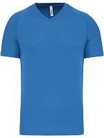 Kariban ProAct PA 476 Pánské sportovní tričko s výstřihem do V 20.P476 aqua blue