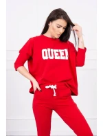 Sada s potiskem Queen červená Sada s potiskem Queen červená