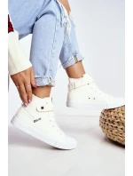 Dámské Vysoké Tenisky Big Star FF274579 Bile Dámské Vysoké Tenisky Big Star FF274579 Bile