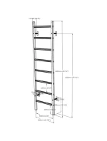 DŘEVĚNÝ KOVOVÝ GYMNASTICKÝ ŽEBŘÍK SE 4 RUKOJEŤMI BENCHK 200W