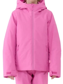 Dívčí lyžařská bunda 4F F0817 fuchsiová 4FJWAW25TTJAF0817 55S