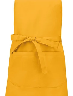 Kariban K 885 Zástěra s laclem 20.K885 mustard
