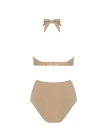 Dámské jednodílné plavky S 1045 CM2 Como 2 Béžovo zlatá - Self