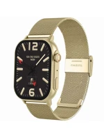 Dámské chytré hodinky GRAVITY GT15-11 Navy Blue Silicone Strap + zlatý náramek Dámské chytré hodinky GRAVITY GT15-11 Navy Blue Silicone Strap + zlatý náramek