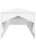 ZAHRADNÍ CATERINGOVÝ STAN PE 6x3M + 6 STĚN BÍLÝ ZAHRADNÍ CATERINGOVÝ STAN PE 6x3M + 6 STĚN BÍLÝ