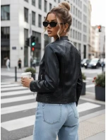 Dámská kožená bunda TIFANNY black FashionStreet TY4548