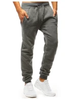 Pánské tmavě šedé tepláky FashionStreet UX2872