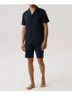 Atlantic BNMP-003 pyžamo kr/r S-2XL pánské pyžamo na zip Atlantic BNMP-003 pyžamo kr/r S-2XL pánské pyžamo na zip