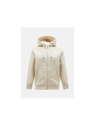 Peak Performance M Original Small Logo Zip Hood Beige