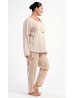 Dámské pyžamo dlouhé Méďové