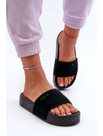 Dámské sandály na platformě z semiše Big Star NN274A670 černé