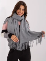 Šála AT SZ 23185.73P tmavě šedá