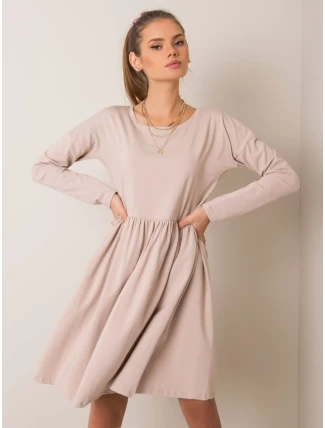 Šaty RV SK 5889.41P béžová Šaty RV SK 5889.41P béžová