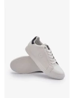 Pánské nízké tenisky Eco Leather Big Star Bílé