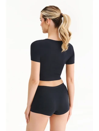 Bezešvé tričko Crop