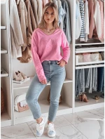 Dámská oversize halenka FLOFLY růžová FashionStreet RY2784