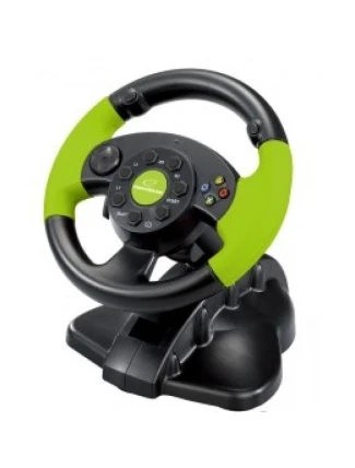 Volant Esperanza EG104 (PC, Xbox 360; barva černozelená) Volant Esperanza EG104 (PC, Xbox 360; barva černozelená)