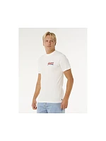 Pánské tričko RIP CURL Desti Animals Tee, bílé Pánské tričko RIP CURL Desti Animals Tee, bílé