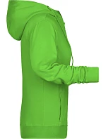 Daiber 8025 Dámská mikina s kapucí 02.8025 lime green