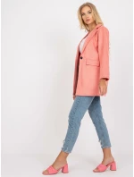 Dámské sako DHJ MA 15286 broskvové Dámské sako DHJ MA 15286 broskvové