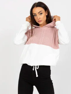 Mikina RV BL 8171.30 bílé a růžové