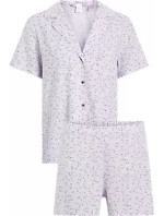 Spodní prádlo Dámské pyžamo WOVEN SHORT SET 000QS6967ELNU - Calvin Klein