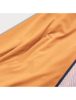 Letní dámská bunda v barvě kurkumy s podšívkou (HH036-10)