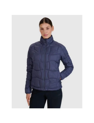 Dámská trekingová péřová bunda 4F 4FWSS25TDJAF531-22S s výplní Primaloft Silver