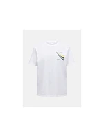 Pánské tričko PEAK PERFORMANCE M Explore Graphic Tee, bílá barva Pánské tričko PEAK PERFORMANCE M Explore Graphic Tee, bílá barva