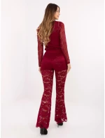 Kalhoty MI SP K69 3.21P bordó