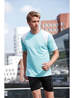 Daiber JN 397 Pánské běžecké tričko 02.0397 turquoise/white Daiber JN 397 Pánské běžecké tričko 02.0397 turquoise/white